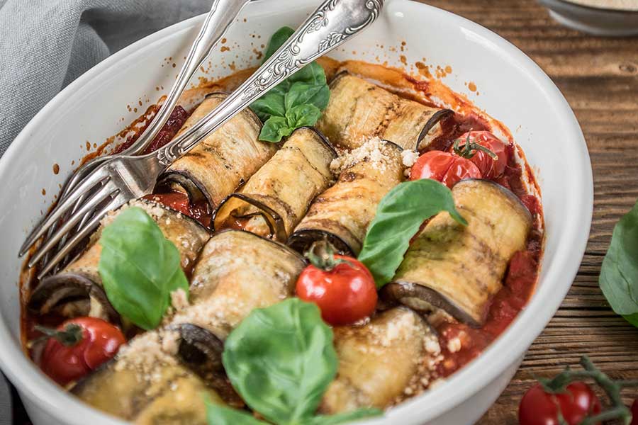 Involtini di melanzane