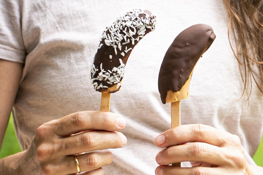 Glace à la banane et au beurre de cacahuète