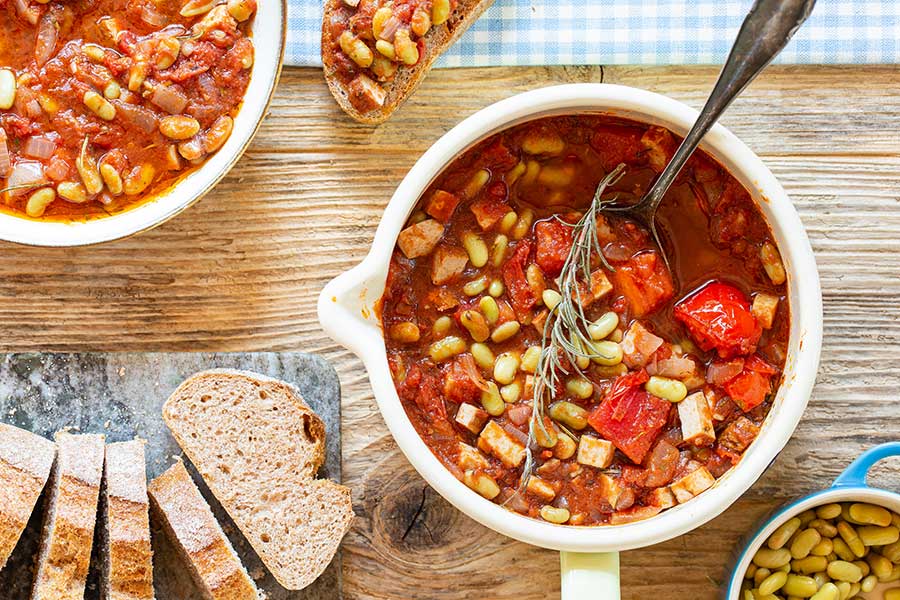 Flageolet beans à la provençale