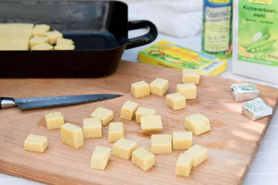 Chick peas flour tofu