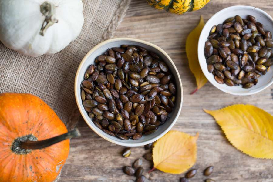 Roasted Indian spiced pumpkin seeds