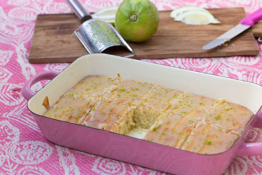 Gâteau au citron à l'huile de coco