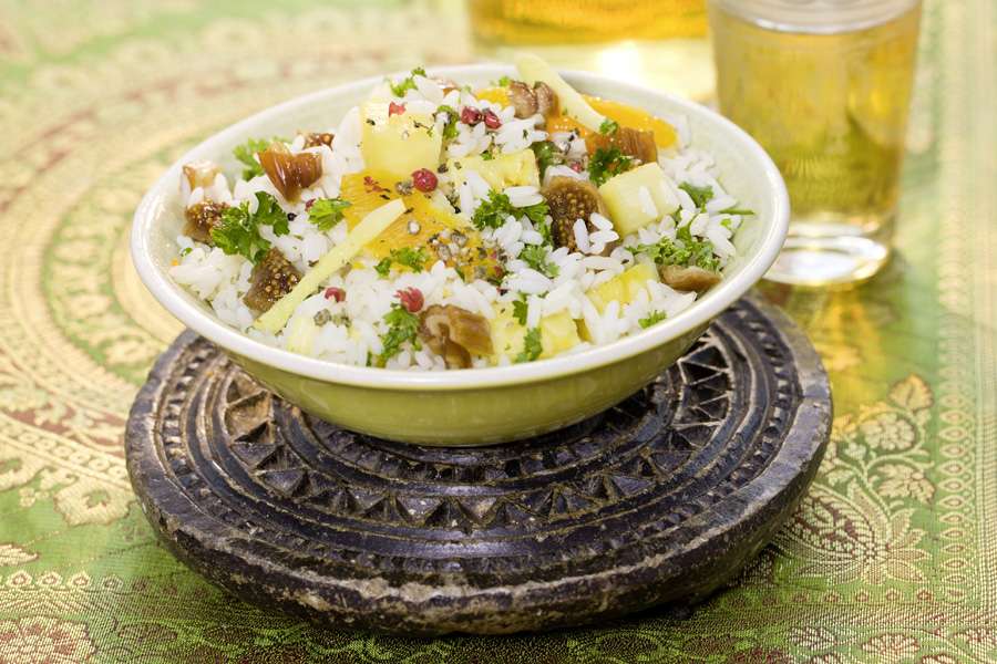 Salade de riz à l'orientale