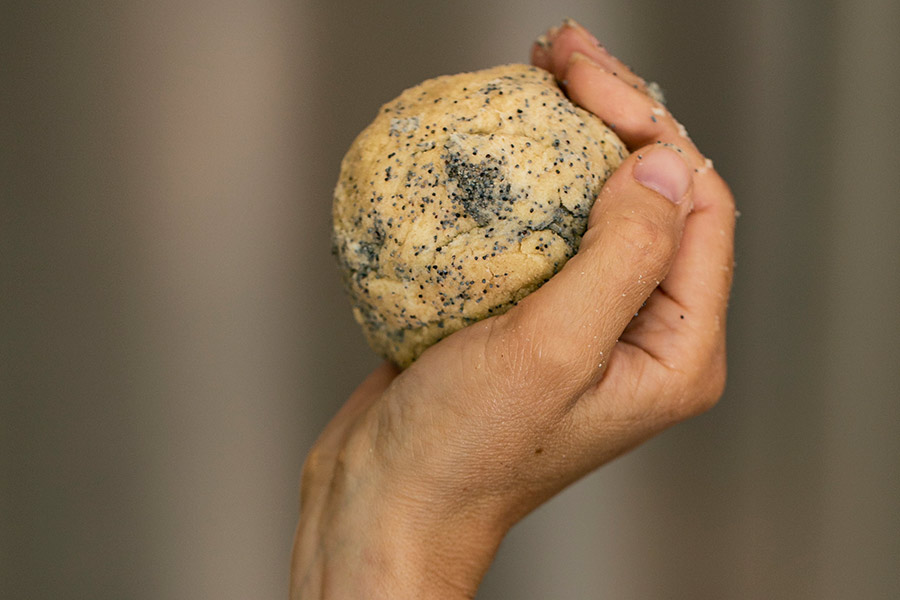 Pâte brisée mit Maismehl – französischer Mürbeteig