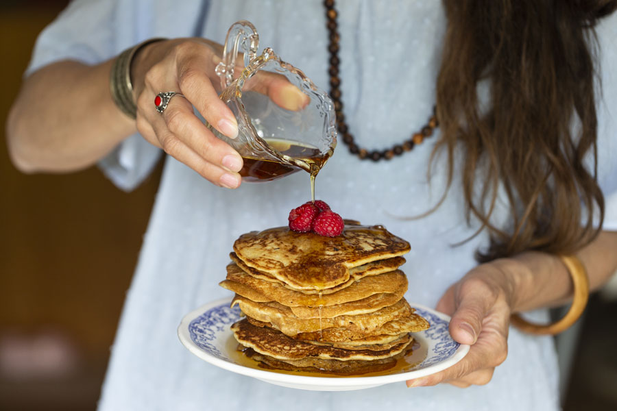 Vegan Pancakes from Aquafaba