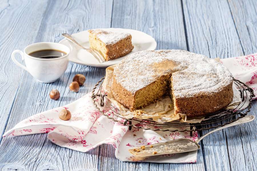 Gâteau rapide aux noisettes