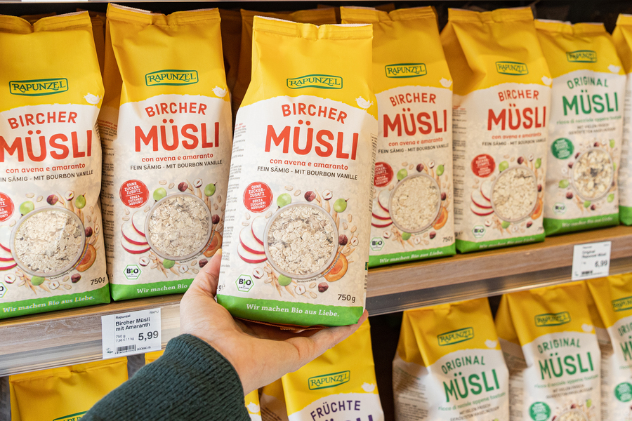 Il muesli è arrivato nel negozio biologico!