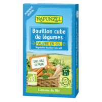 Bouillon cube de légumes pauvre en sel Bouillon cube de légumes pauvre en sel