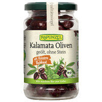 Oliven Kalamata mit Kräutern, ohne Stein geölt