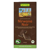 Nirwana Noir 55% Kakao mit dunkler Praliné-Füllung HAND IN HAND