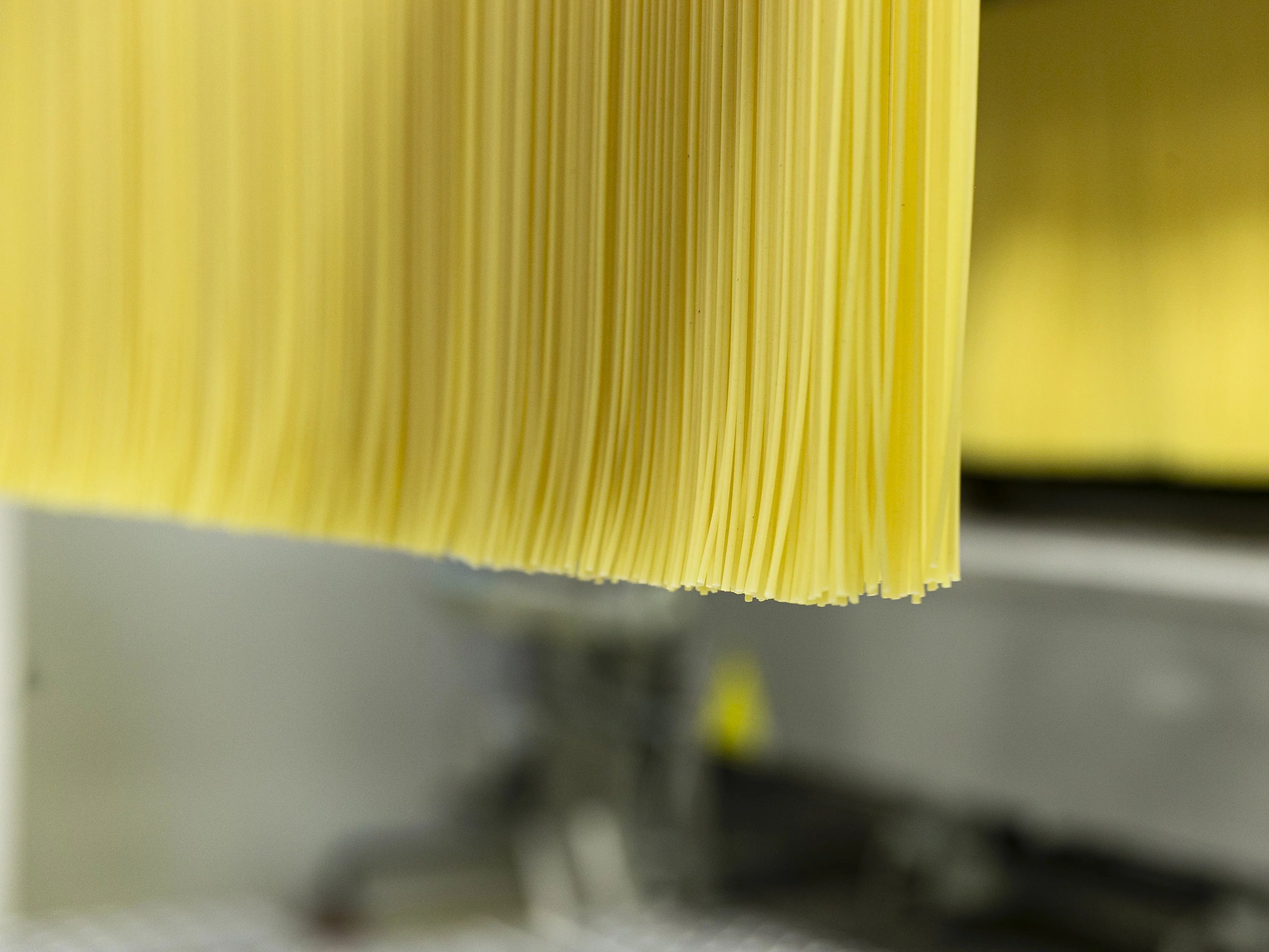 Schonende traditionelle Pastatrocknung. Die Pasta wird langsam und bis zu zwölf Stunden getrocknet. Ein traditionsbewusster Ansatz.