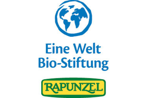Das Logo der Rapunzel Eine Welt Bio-Stiftung.