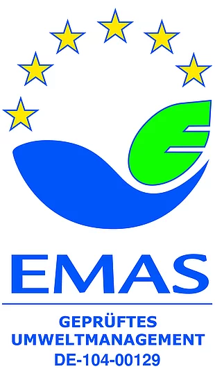 Eine Abbildung des EMAS Siegels.
