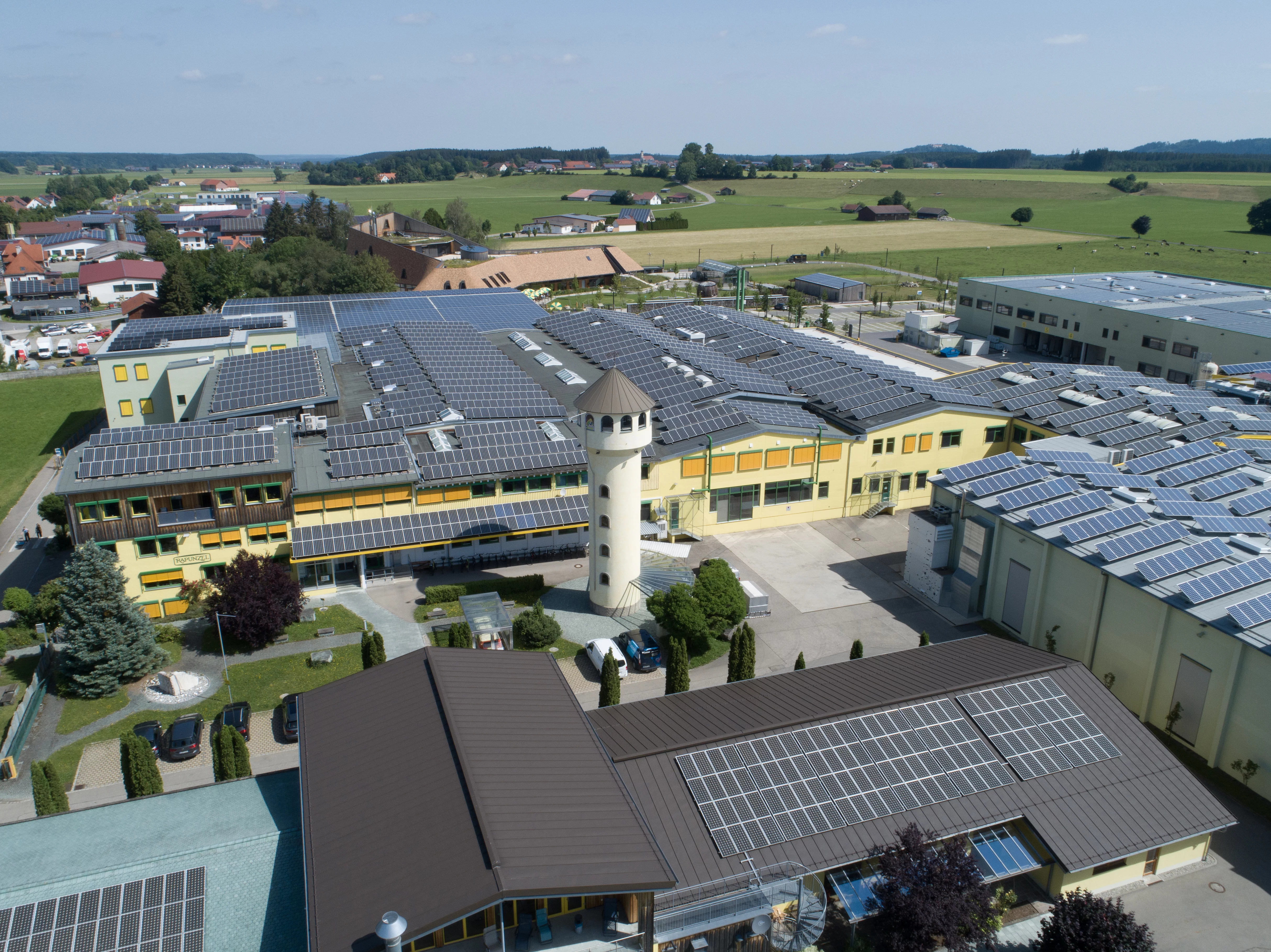 Rapunzel Naturkost Standort von oben