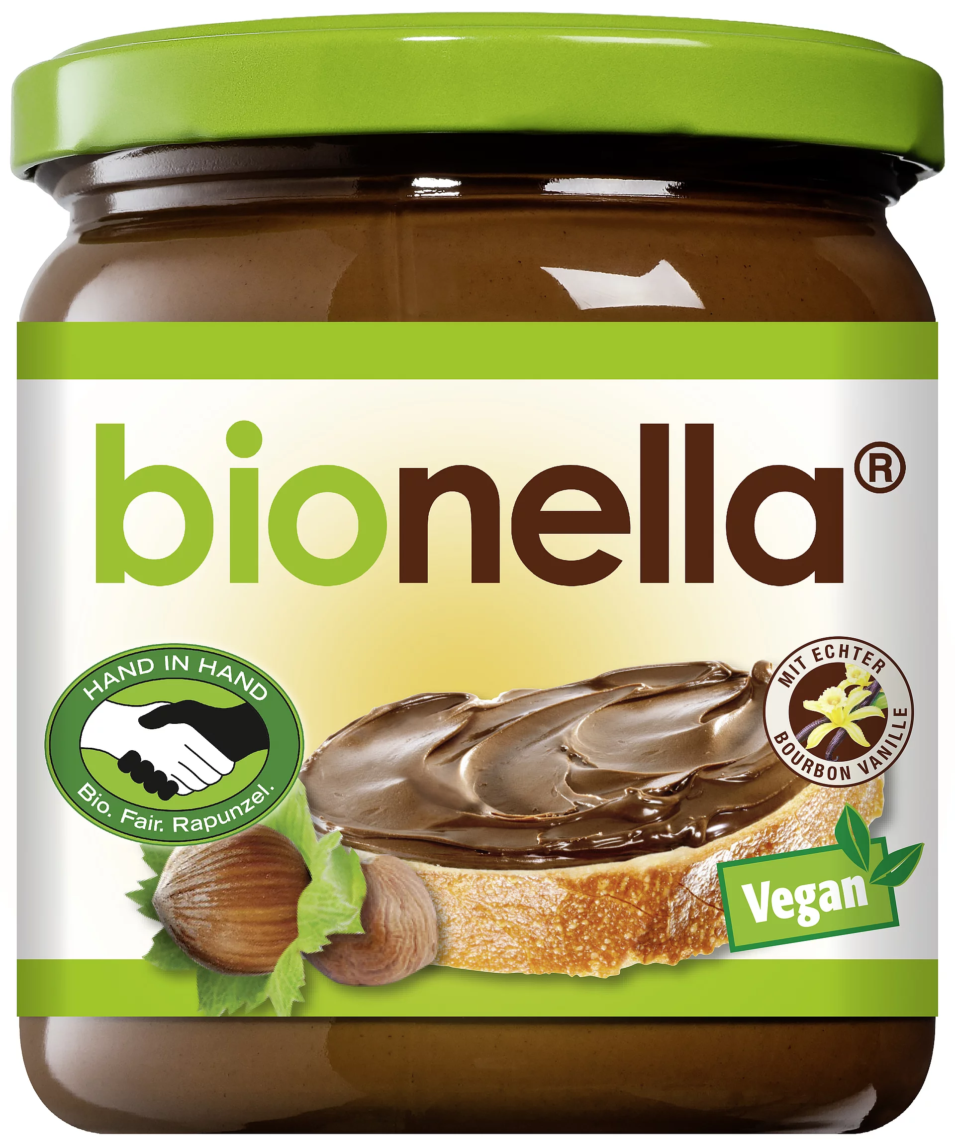 Ein Packshot eines bionella Glases