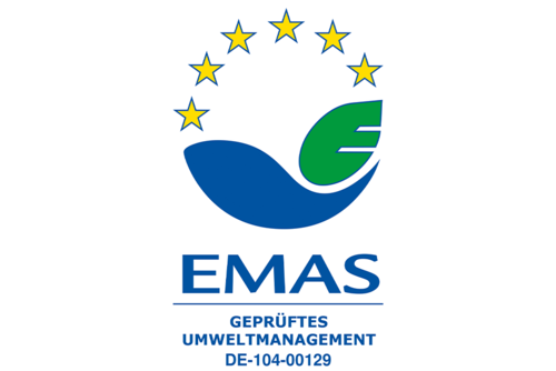 Eine Abbildung des EMAS Siegels. 