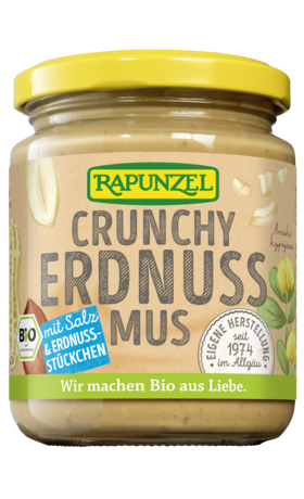 Erdnussmus Crunchy mit Salz