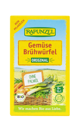 Gemüse-Brühwürfel Original, mit Bio-Hefe