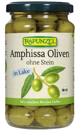 Oliven Amphissa grün, ohne Stein in Lake