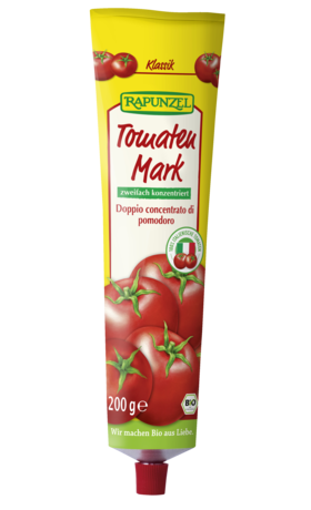 Tomatenmark, zweifach konzentriert, 28% Tr.M. in der Tube