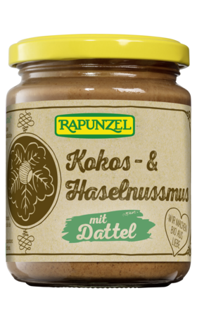 Product - Kokos- & Haselnussmus mit Dattel