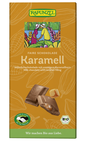 Product - Vollmilch Schokolade mit Karamellfüllung