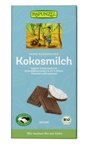 Product - Kokosmilch Schokolade