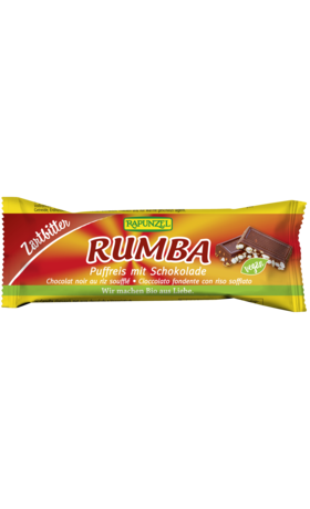 Product - Rumba Puffreisriegel Zartbitter