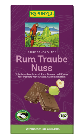 Product - Vollmilch Schokolade Rum-Traube-Nuss