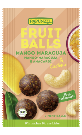Product - Fruit-Balls Mango-Maracuja & Cashew