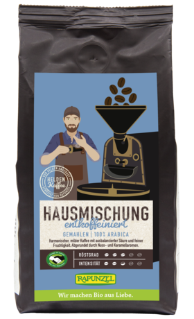 Product - Heldenkaffee Hausmischung entkoffeiniert, gemahlen