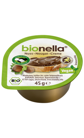 Product - bionella Nussnougat-Creme vegan