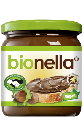 bionella Nussnougat-Creme vegan