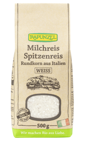 Milchreis Spitzenreis Rundkorn weiß