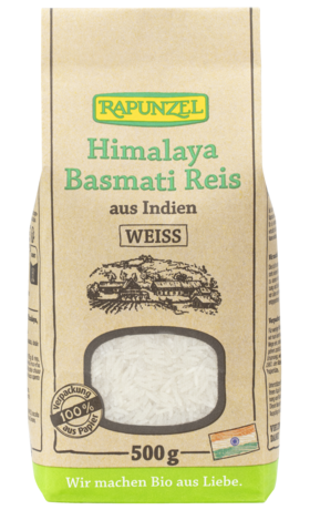 Himalaya Basmati Reis weiß
