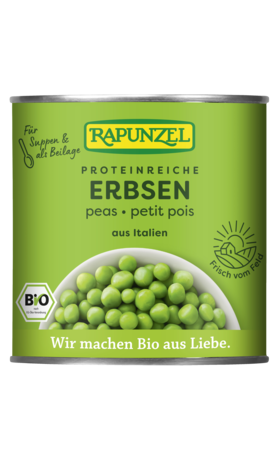 Erbsen in der Dose