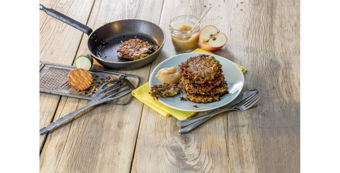 Kürbiskern-Küchle mit Süßkartoffel