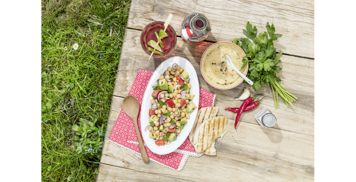 Kichererbsen-Salat mit Avocado