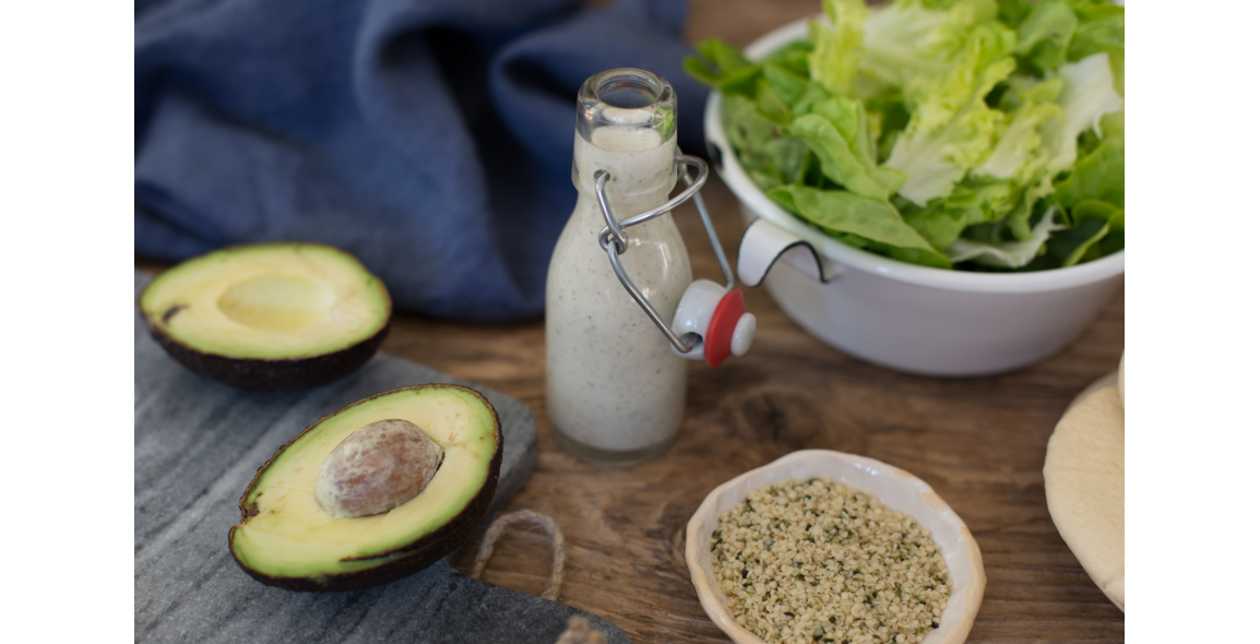 Hanf-Dressing für frische Salate