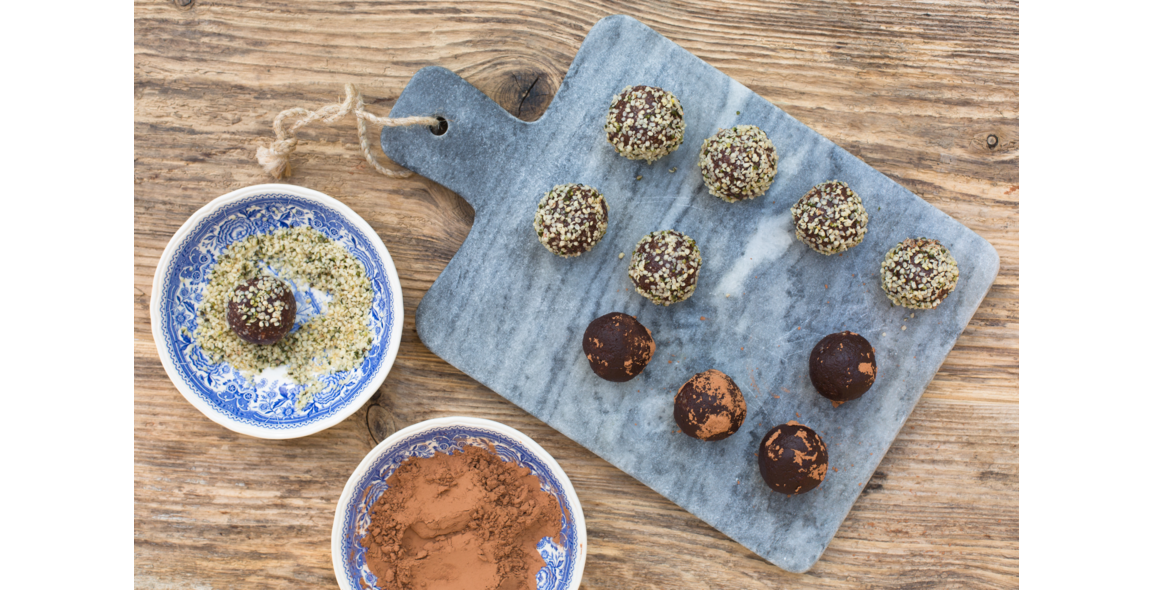 Hanf-Kakao-Bällchen