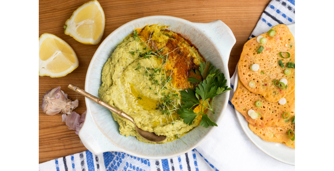 Mungbohnen Hummus