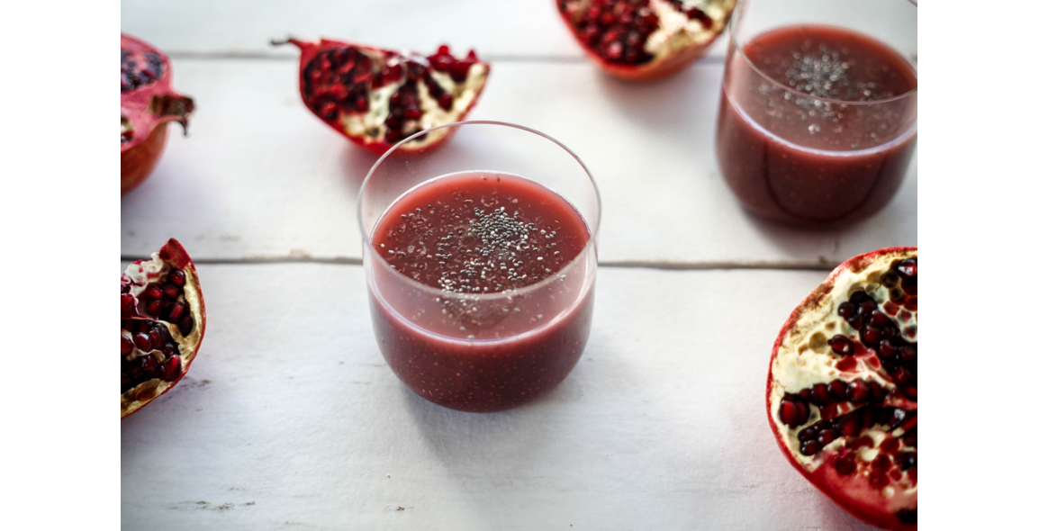 Chia-Granatapfel Saft
