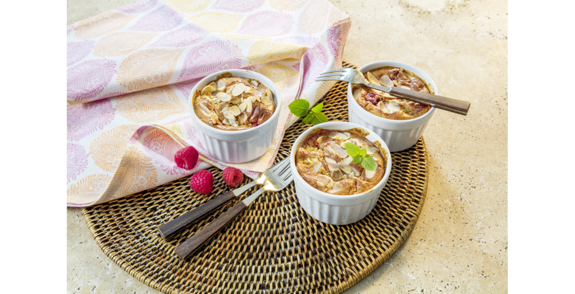 Süßer Auflauf mit Obst