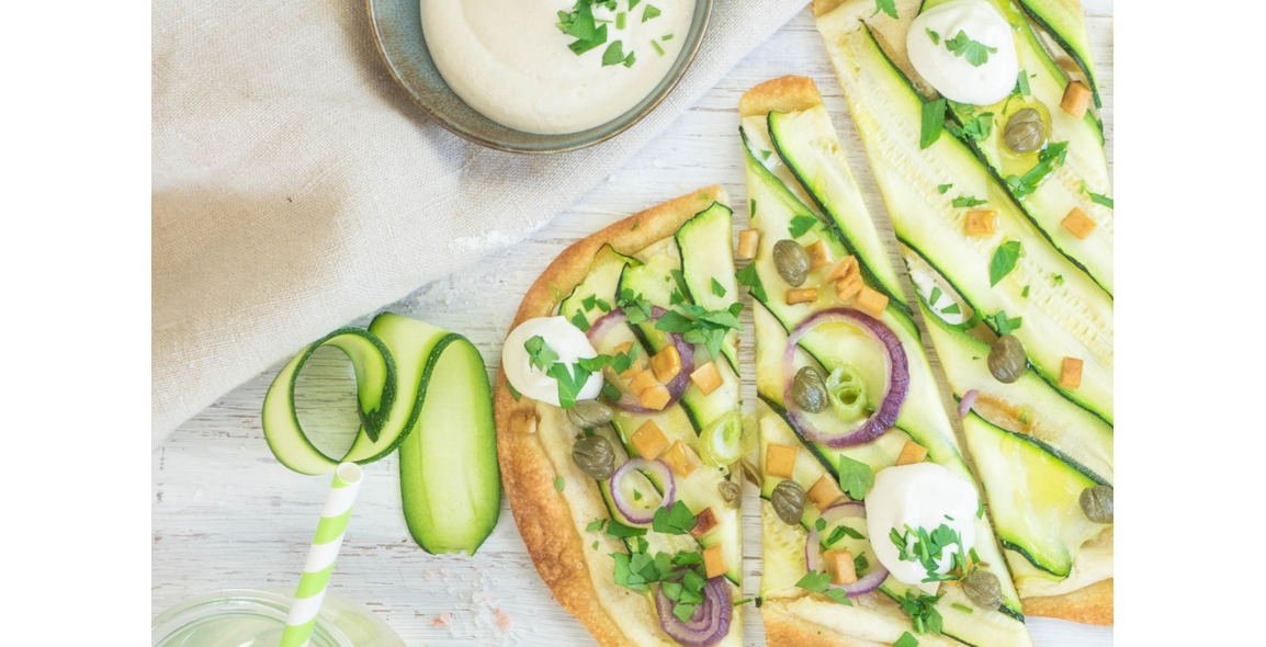 Flammkuchen, herzhaft