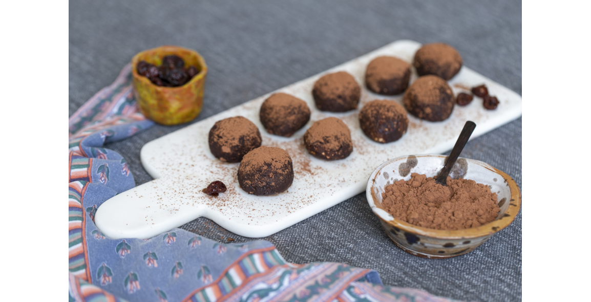 Tsampakugeln mit Cranberries