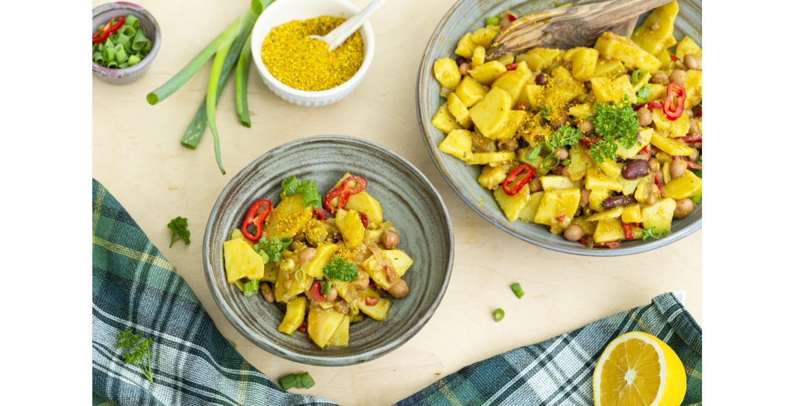 Ayurvedischer Kartoffelsalat