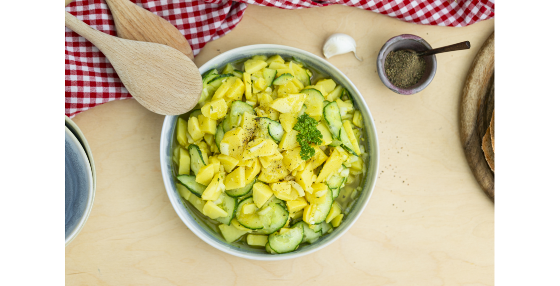 Kartoffelsalat mit Gurke
