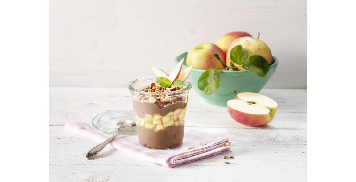 Apfel-Schoko-Trifle