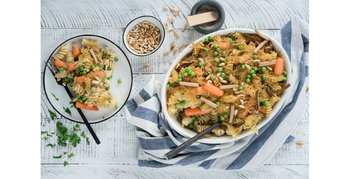 Klassischer Nudelauflauf