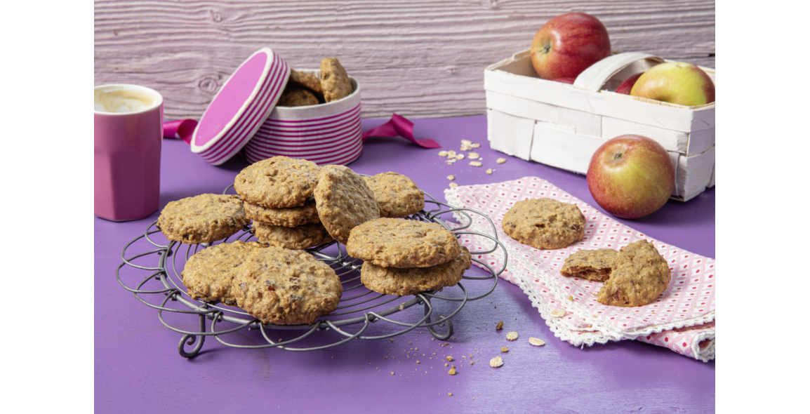 Dinkel-Apfel-Kekse